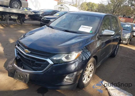 2020 Chevrolet Equinox Fwd Ls из США, поврежденный, VIN 2GNAXHEV3L6161609